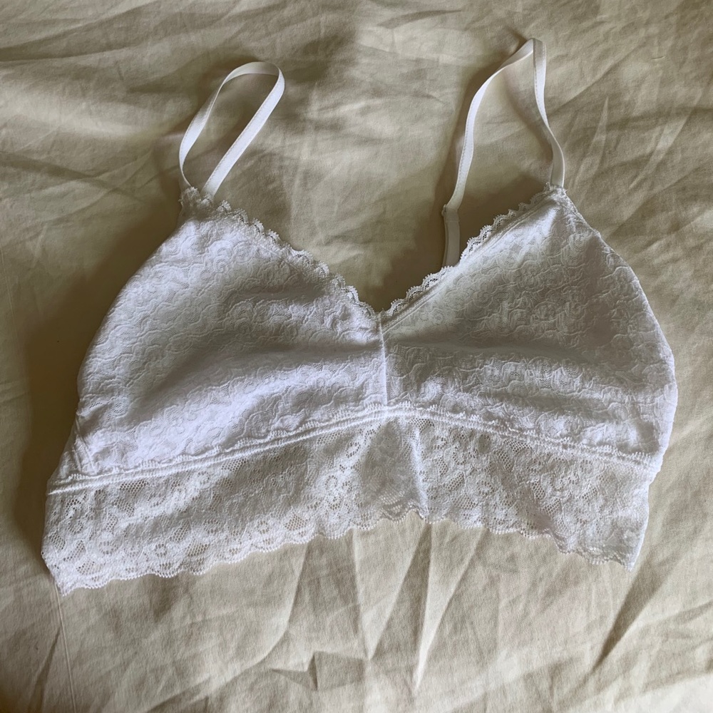 GAP NWOT White lace bralette